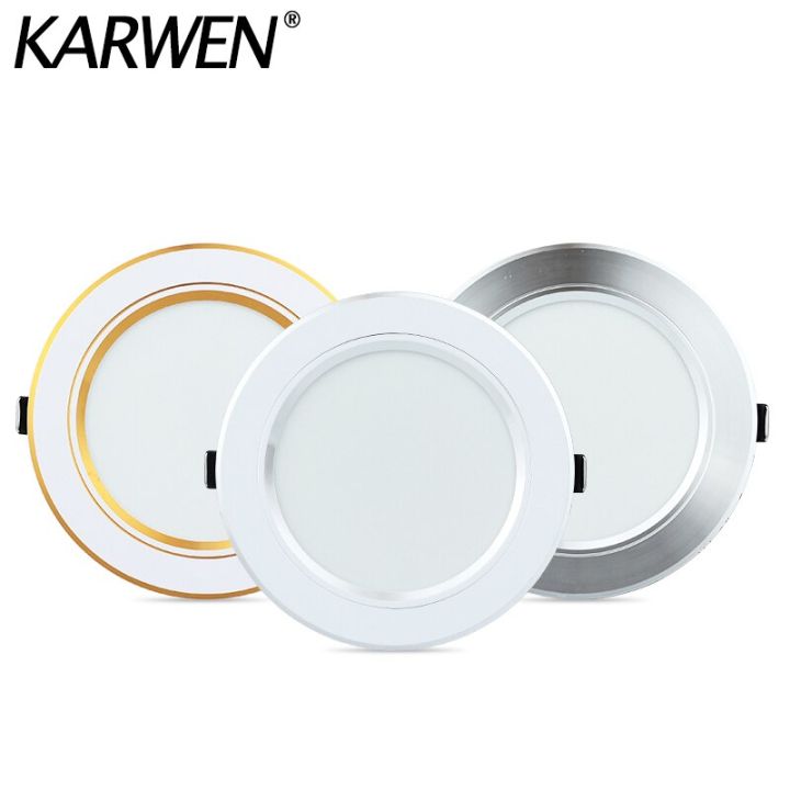 Lampu Downlight Led 5W 9W 12W 15W 18W Lampu Plafon 220V, Lampu Panel ...