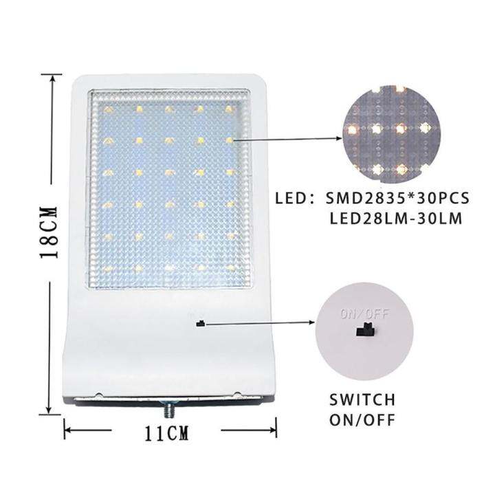 wowowow-โคมไฟถนนโซล่าเซลล์-solar-light-ไฟถนนโซล่าเซลล์-ไฟติดผนัง-solar-cell-ไฟโซล่าเซลล์-30led-12w-solar-พลังงานแสงอาทิตย์-ราคาสุดคุ้ม-พลังงาน-จาก-แสงอาทิตย์-พลังงาน-ดวง-อาทิตย์-พลังงาน-อาทิตย์-พลังงา