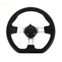 27cm Universal Steering Wheel for ATV Go Kart 110CC Balance Car PU Foam 3 Spokes Dropship Furniture Protectors Replacement Parts