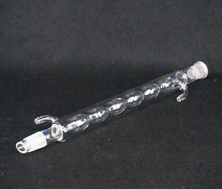 300mm 24/29 joint glass Jacket Allihn Condenser Distillation For