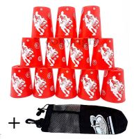 แก้วสแต็ค YJ Speed Stack Cups Set 12 Pcs Family Sport Game Stacking Rapid FastYJ(Reddisco)