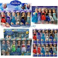 【Ready Stock】 ☇♗❁ C30 Disney Toys 6 Pcs/Set Anime Cartoon movies Frozen Princess Anna And Elsa Doll
