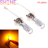 Shine 2pcs Car Light H3 LED high Power FOG Light Day Running Light bulb 5630 SMD