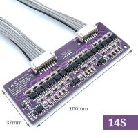 3S 4S 5S 6S 8S 14S 17S 21S Lifepo4 Li-Ion LTO แบตเตอรี่ลิเธียมอีควอบาลานเซอร์บอร์ดสมดุลตัวเก็บประจุ New1.5A 0.8A BMS