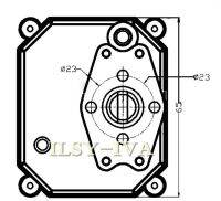 แอคชูเอเตอร์ไฟฟ้า2nm Ac110 ~ 230V สำหรับ1/2 Nt/bsp/Bsp 3/4 Nbsp/Bsp 1วาล์ว