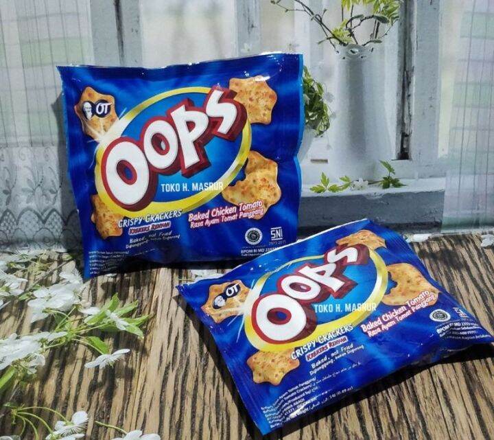 Renteng Crispy Crackers Oops 14gr | Fugu Oops | Lazada Indonesia