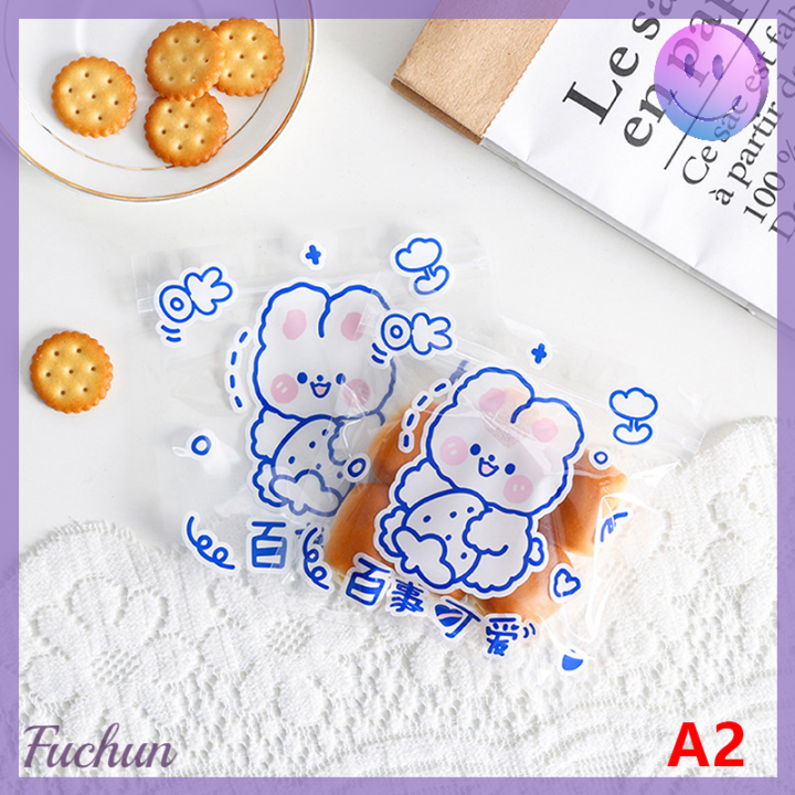 fuchun-ถุงซีลเก็บขนมขบเคี้ยวสำหรับเด็ก-ถุงซิปล็อคคุกกี้ลูกกวาดพลาสติกขนาดเล็กจำนวน10ชิ้นกระเป๋าเก็บของขนมขบเคี้ยวสำหรับเด็ก