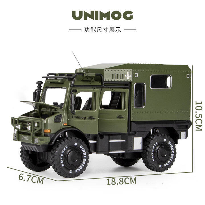 1-28-unimog-u5000-rv-orv-off-road-รถ-motorhom-รถรุ่น-diecasts-amp-ของเล่นยานพาหนะรถของเล่นเด็กของเล่นสำหรับของขวัญเด็ก