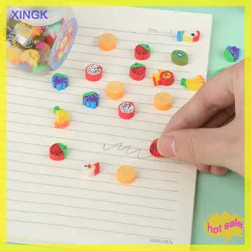 Kawaii Fruit Watermelon Common Lemon Eraser Rubber Eraser Primary Student  Prizes Promotional Gift Stationery Erasers for Kids