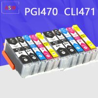 【Itian Pavilion】10 PACK PGI 470 CLI 471เติมหมึกสำหรับ Canon PGI470 CLI471 PIXMA MG6840 MG5740 TS5040 TS6040ตลับหมึก