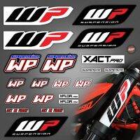 Reflective WP Fork Stickers Suspension Shocker Damper Motorcycle Accessori Decal for Duke RC KTM 200/390/690/1090 Kawasaki Honda Decals  Emblems