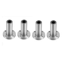 4PCS 8mm LMF8LUU Long Type Round Flange Coupling Linear Motion Bearing, Slide