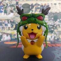 Pikachu Cos ดราก้อนบอล Shenron GK คอลเลกชันตกแต่ง Kado Ulang Tahun โมเดลรูปปั้นตุ๊กตาขยับแขนขาได้ของขวัญรถยนต์15ซม.