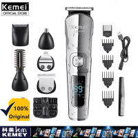 Kemei KM-8508 Professional Hair Trimmerกันน้ำ6 In 1ปัตตาเลี่ยนไฟฟ้าตัดผมเครื่องเล็มเคราBodyตัดผม