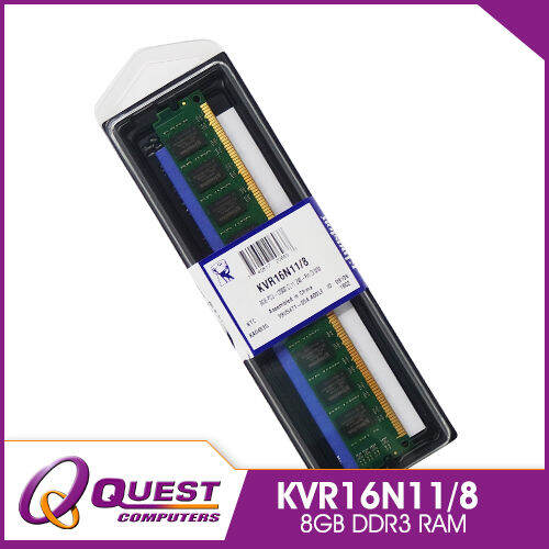 Kingston KVR16N11/8 8GB 12800MHz DDR3 NON-ECC CL11 DIMM RAM | Lazada PH