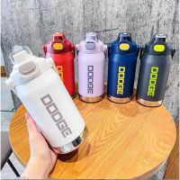 แก้วน้ำเก็บความเย็น กระบอกน้ำเก็บอุณหภูมิร้อนเย็น DODGE  ขวดน้ำสแตนเลส 1200ML และ 950ML  XLN0741