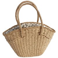 Pink MemoryBeach Rattan Bag Ladies Super Large Straw Bag Ladies Handbag Handbag Straw Woven Beach Bag