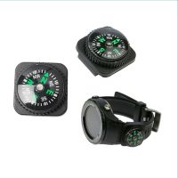 【YF】❇  4pcs Buckle Compass for Survival Band Paracord Pack Emergency Navigation