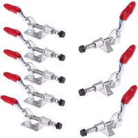 8 Pcs Vertical Toggle Clamp Capacity 99Lbs 16mm Plunger Stroke Antislip Push Pull Toggle Clamp GH-301A