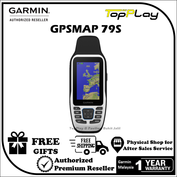 🇲🇾 GARMIN GPSMAP 79S (New 2022) Marine Handheld GPS Support Map Float