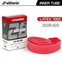 Ultralight Vittoria Road Bike Latex Inner Tube 700C 25/28C Removable Valve Core French Nozzle 48mm Competition Grade Inner Tires