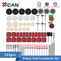 XCAN Electric Grinder Tool 141pcs Polish Wheel Diamond Cutting Disc Saw Blade Sand Bands Mini Drill Bit for Dremel Rotary Tool