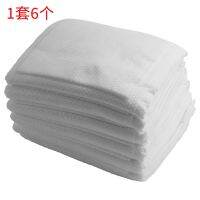 6 Pcs Disposable Bath Towel White Soft Bath Towel, Portable Breathable Thick Bath Cloth for Hotel Travel