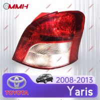 Toyota Yaris 2008-2013 เสื้อ​ไฟท้าย ไฟท้าย​แต่ง ไฟท้ายไฟเบรค​ ไฟเลี้ยว Taillamp Taillight ไฟท้าย​ พร้อมทับทิม ไฟท้ายกันชนหลังสําหรับ​ ทับทิมในฝาท้ายไฟท้าย  ไฟเบรก ไฟสัญญาณเตือน