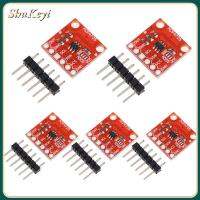 SHUKEYI 5Pcs I2C DAC โมดูล MCP4725 2.7โวลต์ถึง5.5โวลต์ 12บิตค่ะ บอร์ดพัฒนาพัฒนา Arduino DAC DAC พลังงานสูงกำลังสูง โมดูล Breakout Arduino สำหรับเด็ก