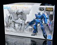 Bandai Original GUNDAM RG Unicorn The Tenth Anniversary 1/144อะนิเมะ Action Figure Assembly ของเล่นสะสมสำหรับชาย