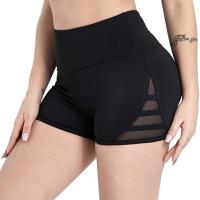 QianXing Shop Women Fashion Yoga Shorts Elastic High Waist Skinny Yoga Shorts Women Gym Workout Running Shorts with Side Pocket