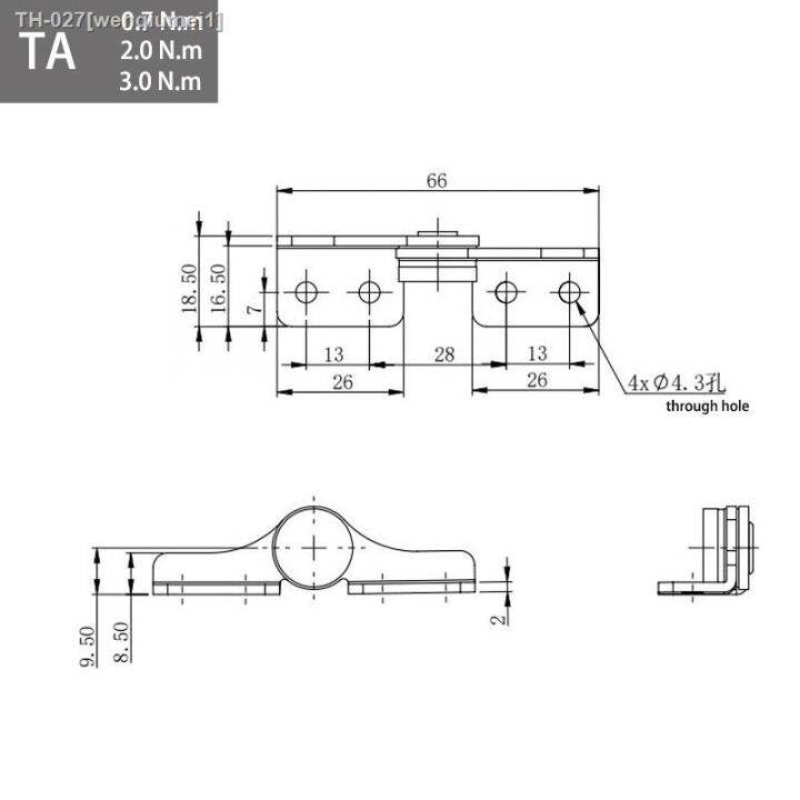 304-stainless-steel-damping-pivot-hinge-with-adjustable-torque-stop-mechanism-and-positioning-support-for-medical-equipment