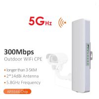 CPE Wireless 5GHz 2*14dBi Outdoor Point to Point CPE ตัวกระจายสัญญาณ เร้าเตอร์อินเตอร์เน็ต