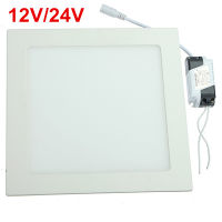 3W6W9W12W15W25W LED downlight Square LED panel Ceiling Recessed Light bulb lamp ACDC 12V-24V with drive