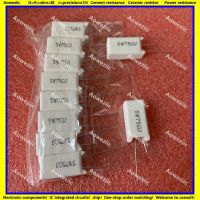 ❈ 10Pcs RX27-5 Vertical Cement Resistance 5W 75 ohm 75R 75RJ 5W75RJ 5W75ohm Ceramic Resistance precision 5 Power resistance