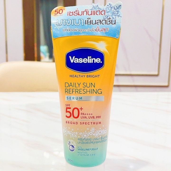 Vaseline Healthy Bright Daily Sun Refreshing Serum 170ml Spf50 Pa