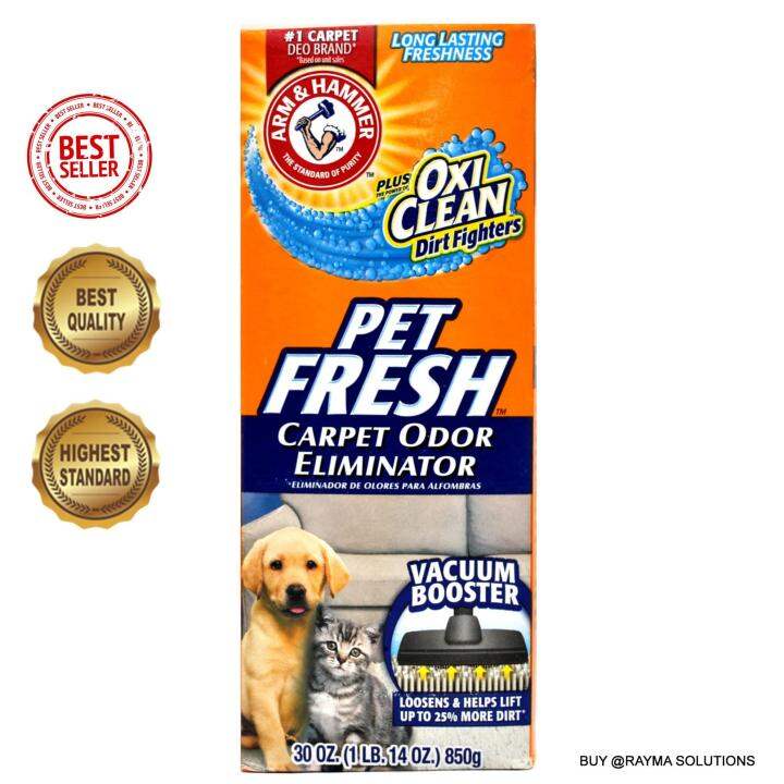 ARM & HAMMER Pet Fresh Carpet Odor Eliminator Plus OxiClean Dirt