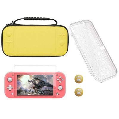 กลุ่มอุปกรณ์เสริม Switch Lite-เคสป้องกัน TPU กากเพชรนุ่ม &amp; ปกป้องหน้าจอสำหรับ Nintendo Switch Lite เคสเคสพกพา