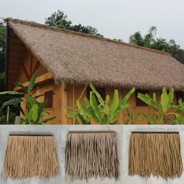 p5u7-50x50ซม-สำหรับหลังคากลางแจ้งจำลองธรรมชาติ-thatch-ฟางทนไฟปลอม-pavilion-ตกแต่งสวน