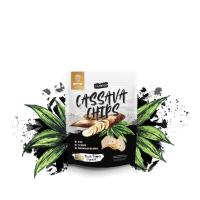 NUTRIOZ Cassava Chips - Black Pepper Cheese Flavor (30g.) นูเทรียส มันสำปะหลังแผ่นอบกรอบรสชีสหมักพริกไทยดำ (30ก.)