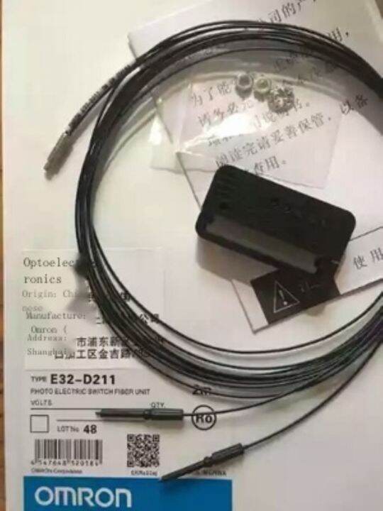 ใหม่เซ็นเซอร์ใยแก้วนำแสงสะท้อน-e32-d211r-e32-d211-omron