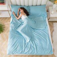 Sleeping Bag Portable Travel Bed Sheet Satin Material Indoor Hotel Anti-Dirty High Quality Rayon Sleeping Bag