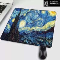 Small Mouse Pad Cartoon Van Gogh Illustration Pc Gamer Cabinet Keyboard Desk Mat Computer Gaming Accessories Mousepad Anime Mats