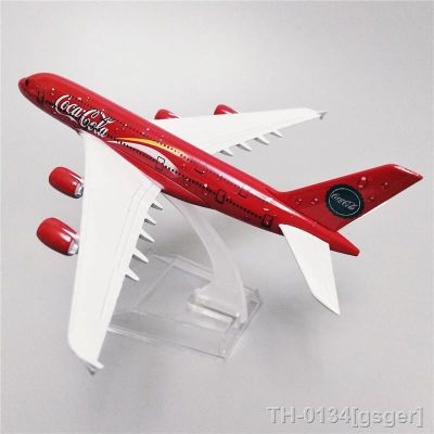◕ de vermelho ar malásia airlines a380 diecast modelo avião airbus 380 airways plano escala aeronaves 16cm brinquedos