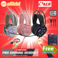 ✅แท้100% OKER G225 หูฟัง 3.5+USB PRO GAMING HEADSET หูฟังคอม หูฟัง Stereo หูฟังเกมส์มิ่ง #CC 225