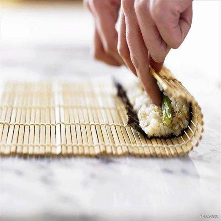 ┇☎♗ Bamboo System Sushi Mat Nonstick Sushi Rolling Roller Hand Maker