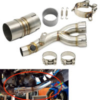 For Yamaha R6 YZF R6 2006 - 2019 Exhaust Muffler Y Mid Link Motorcycle Link Muffler Silencer System Eliminator YZFR6