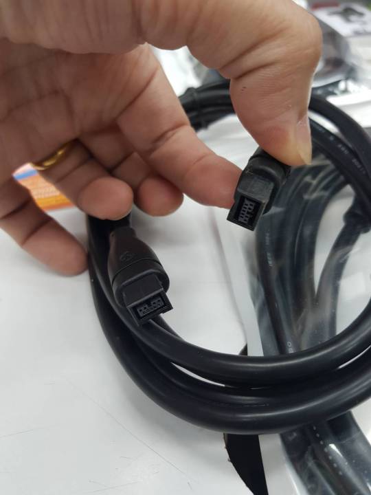 สาย-firewire-800-9-9-สายเคเบิลมาตรฐาน-ieee-1394b-9-pin-ถึง9ขาชายชาย-firewire