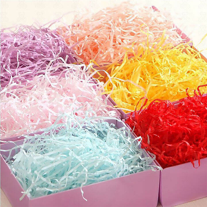 [NU Ready Stock] 20g Colourful Shredded Paper Gift Box Filler 彩色碎紙礼盒补充物