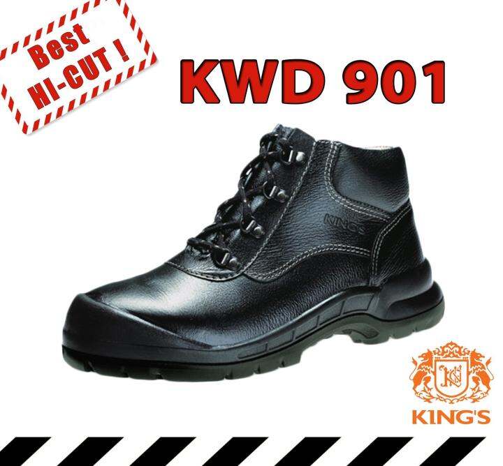 KINGS KWD901 High Cut Safety Shoes, toe cap and Steel Midsole (King’s